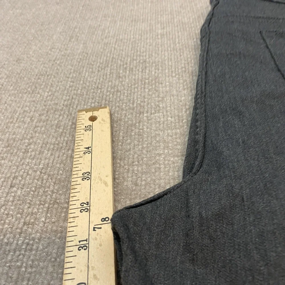 Banana Republic Travel Jean Jeans Mens 34x32 Gray Dark Wash Slim Straight Denim